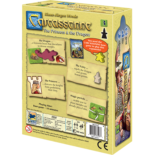 Carcassonne : Expansion 03 - The Princess and the Dragon